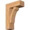 Ekena Millwork Legacy Block Smooth Bracket w/ Offset Brace, Western Red Cedar, 7 1/2"W x 20"D x 28"H BKT0806X20X28LEC05SWR - alternate 1